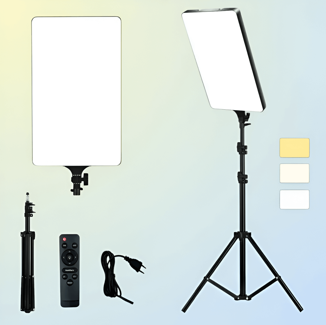 Photo Shoot LED Square Ring Light Panel with 2.1 Meter Tripod