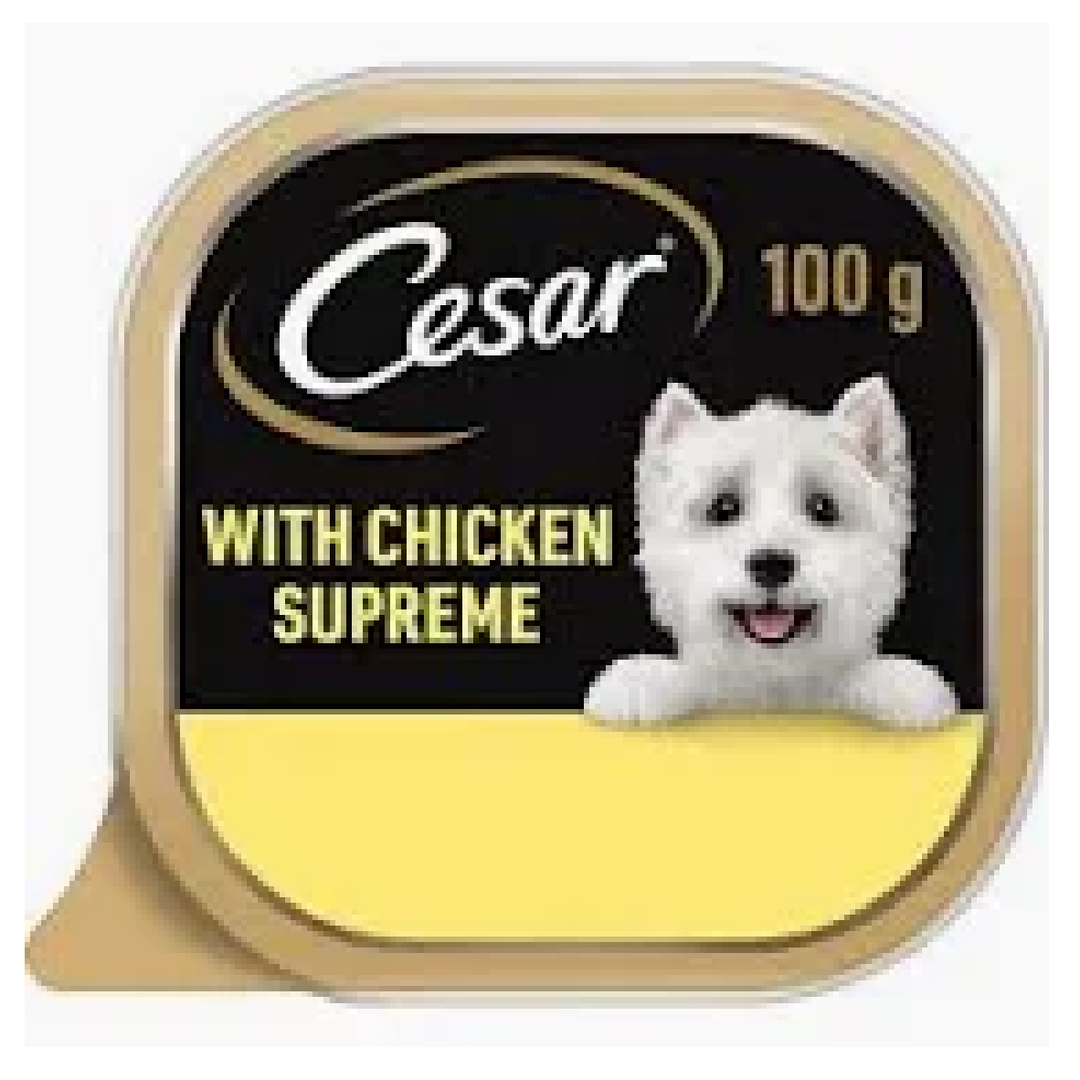 CESAR DOG FOOD TINS CHICKEN SUPREME 100GM