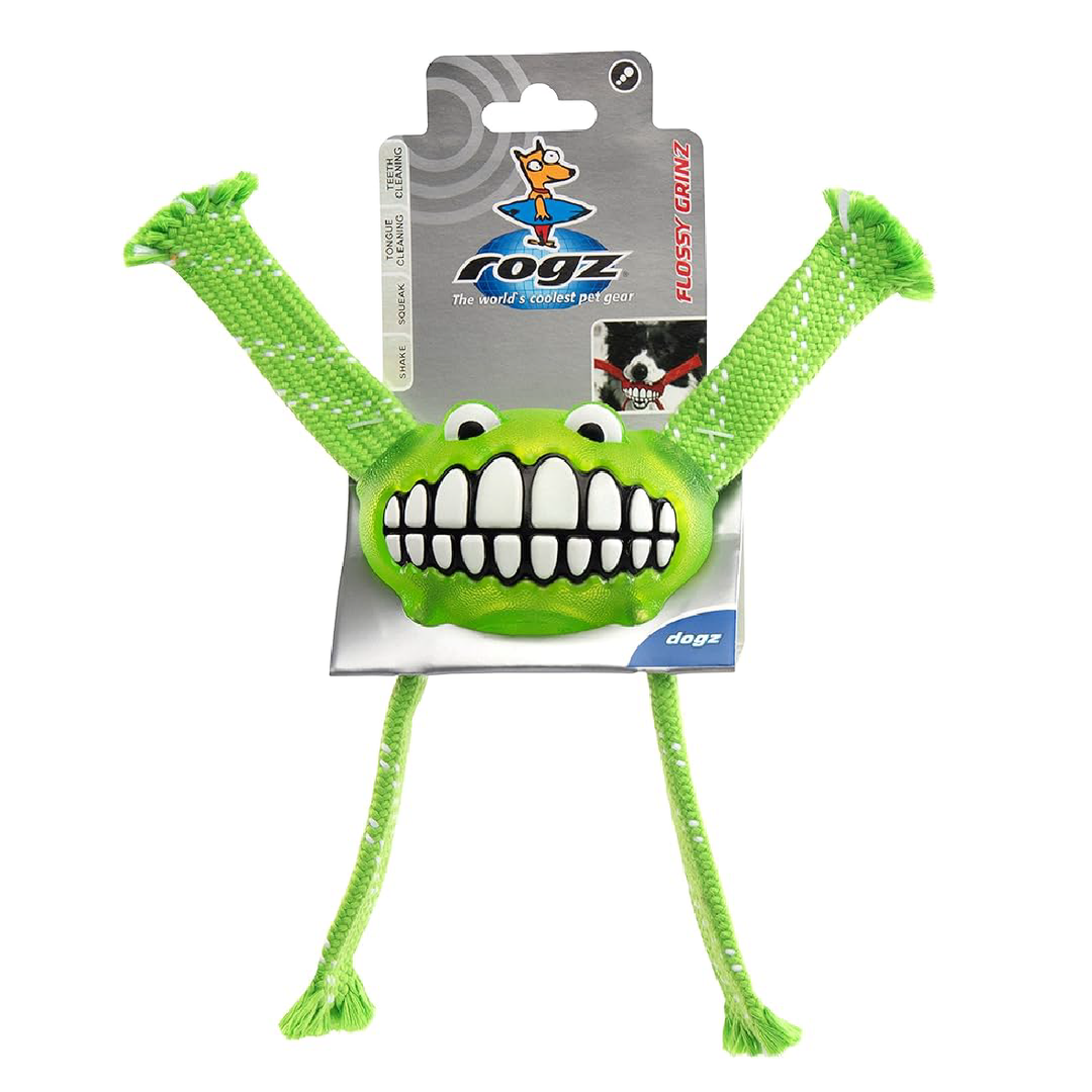 ROGZ FLOSSY GRINZ DENTAL TOY