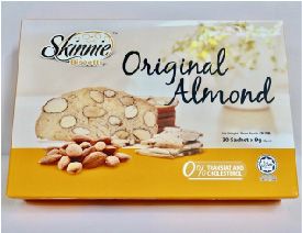 Skinnie Biscotti Original Almond 270G (9G x 30 Sachets)