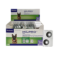 MILPRO DEWORMER - DOG 48's