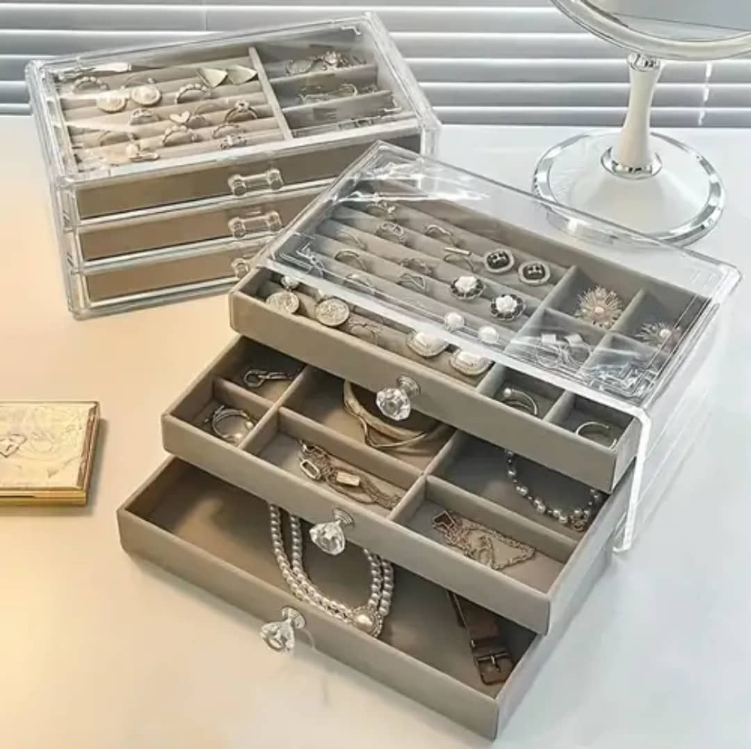 Large Jewellery Box Organizer 3 Layers