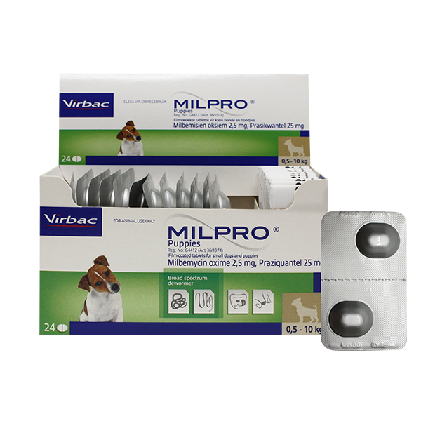 MILPRO DEWORMER - PUPPY 24's