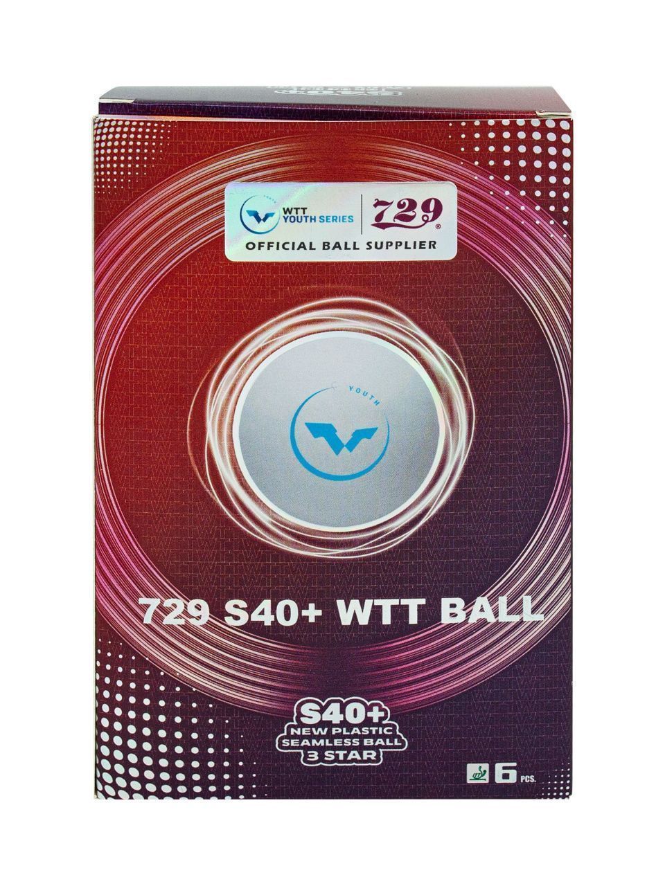 Table Tennis Ball WTT 729 S40+ 