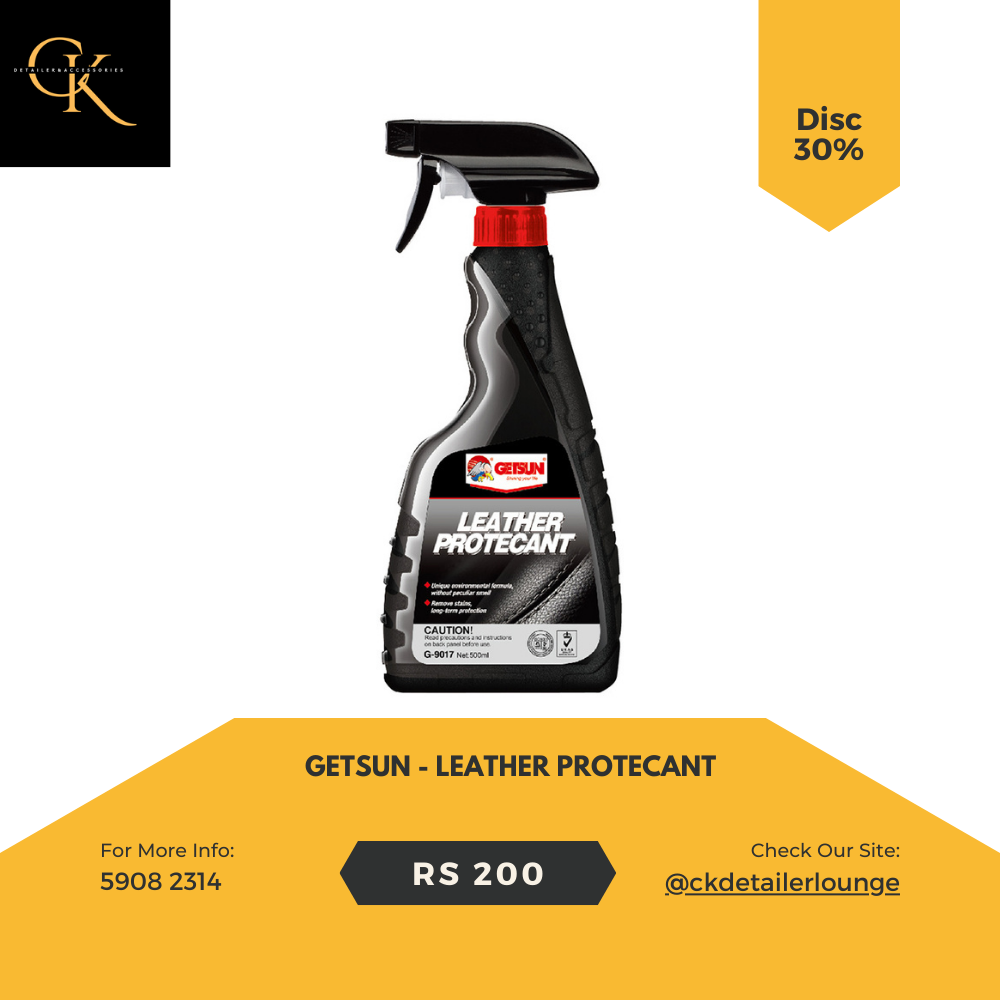 Get sun leather cleaner 