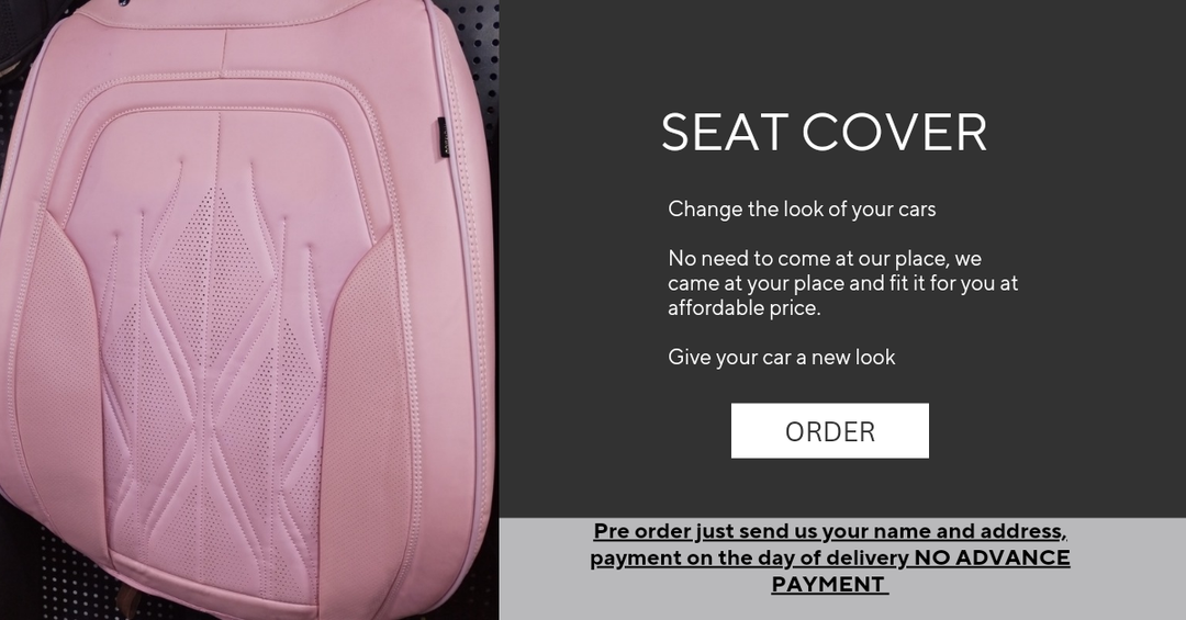 Seat cover full set 5 pink