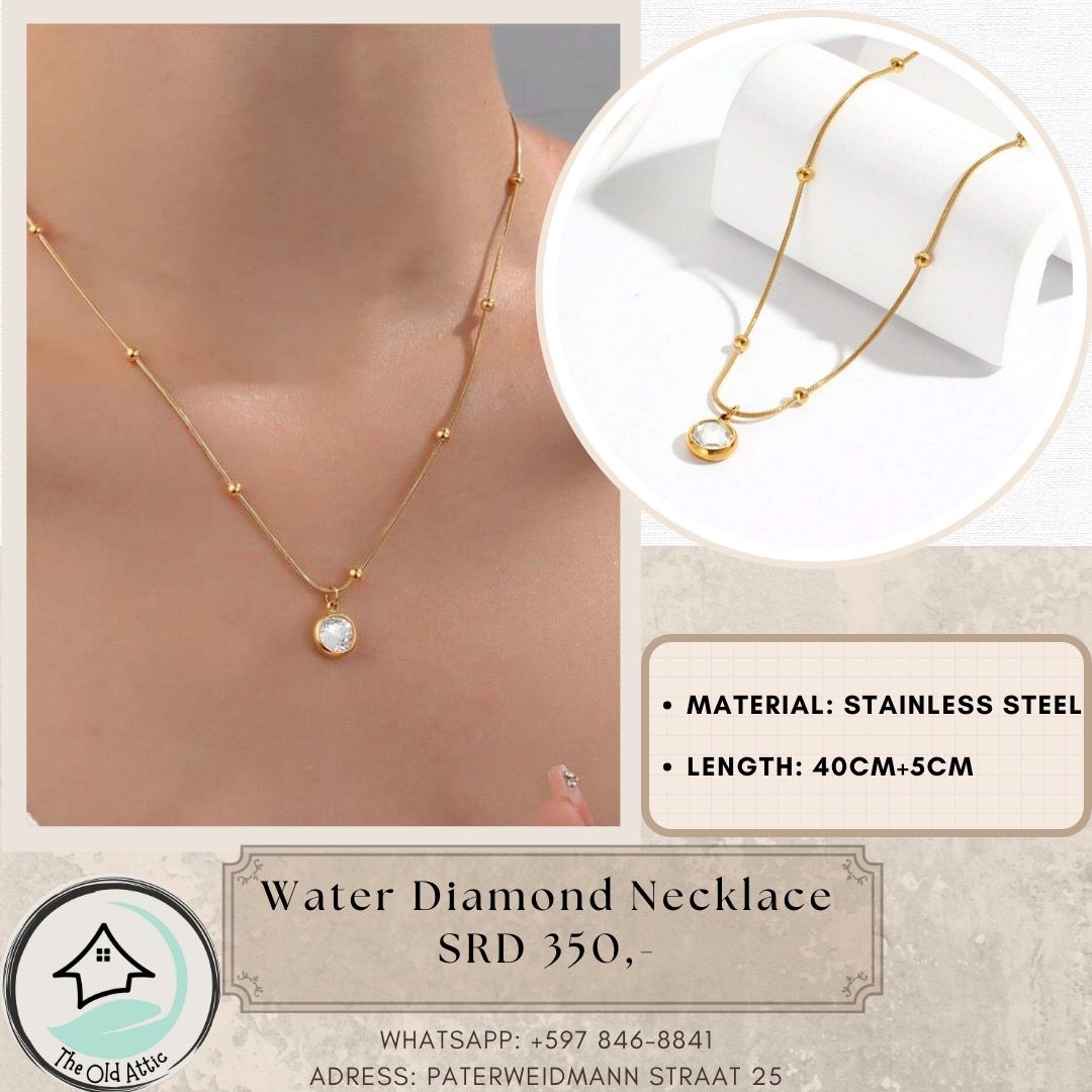 Water diamond necklace 