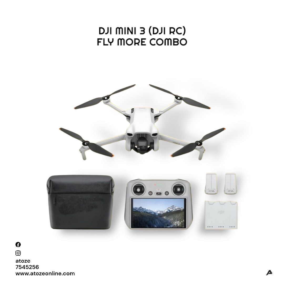 DJI MINI 3 (DJI RC) FLY MORE COMBO