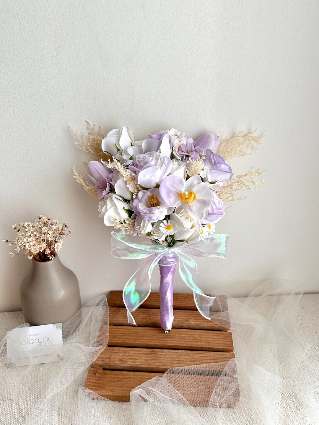 Soap Flower Bridal Bouquet 