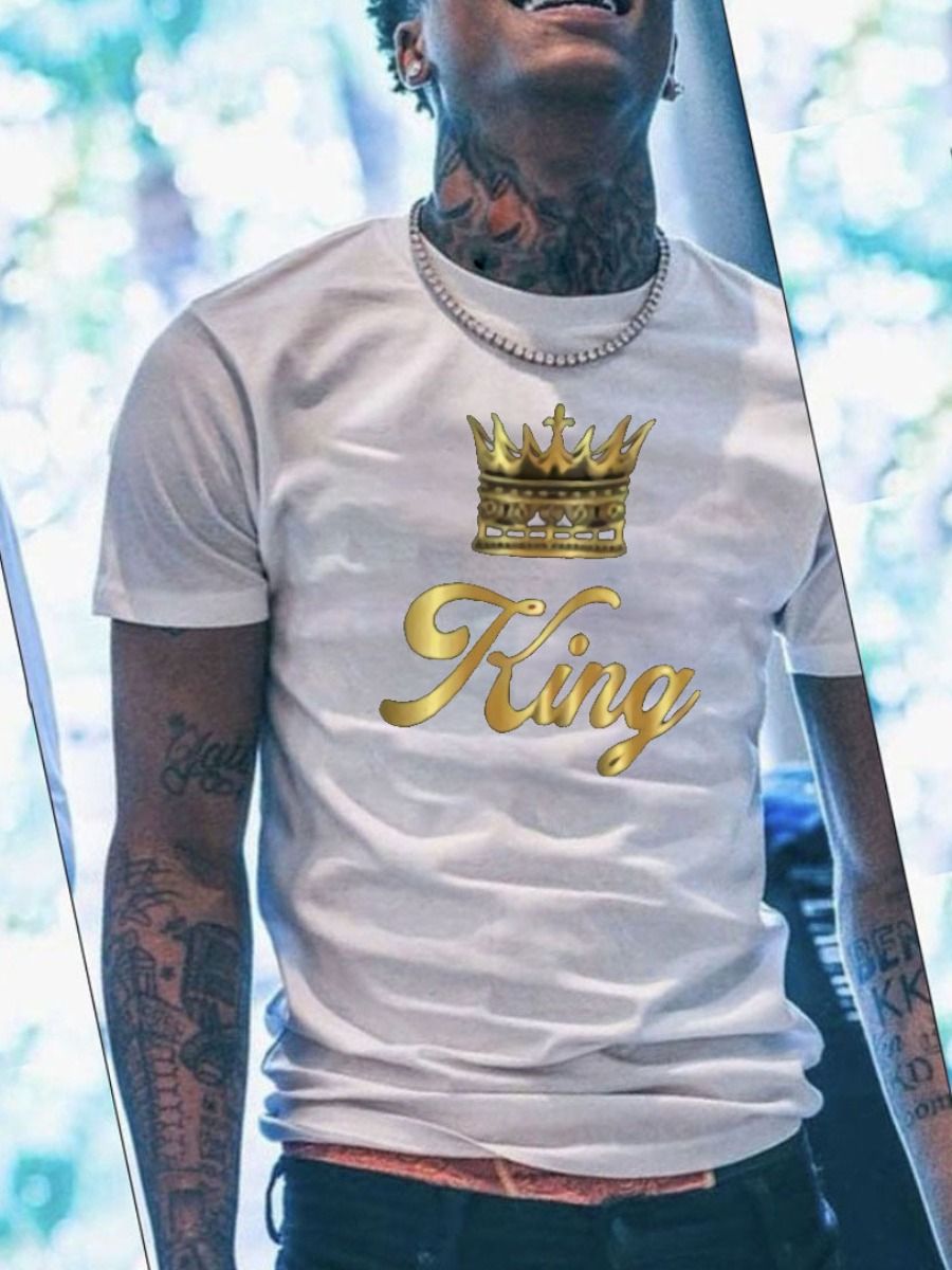 King Crown Print T-Shirt