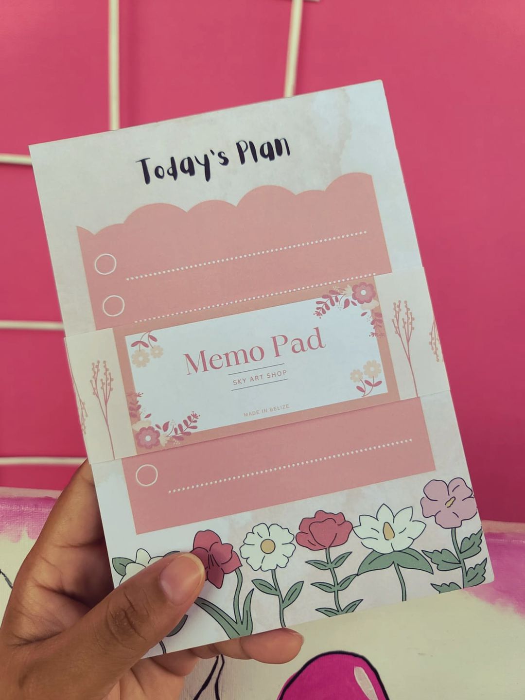 Floral large Memo pads