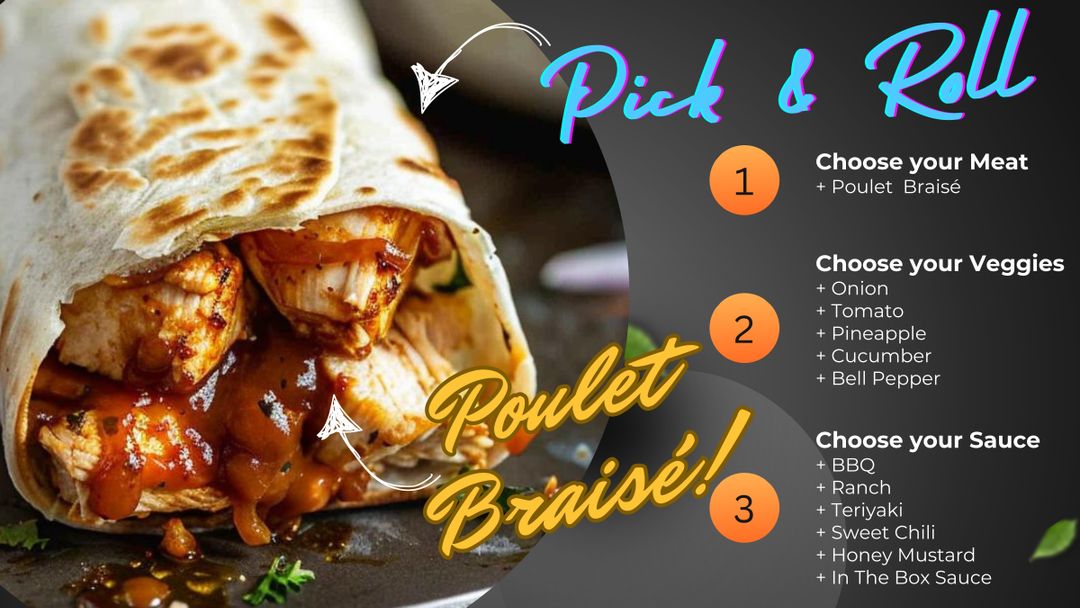 Pick & Roll | Poulet Nyama Choma | Barbecue Chicken + Fries