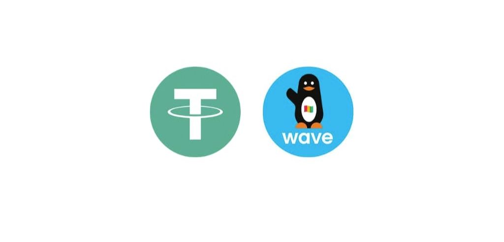 Tether USDT en Wave ( 1$ )