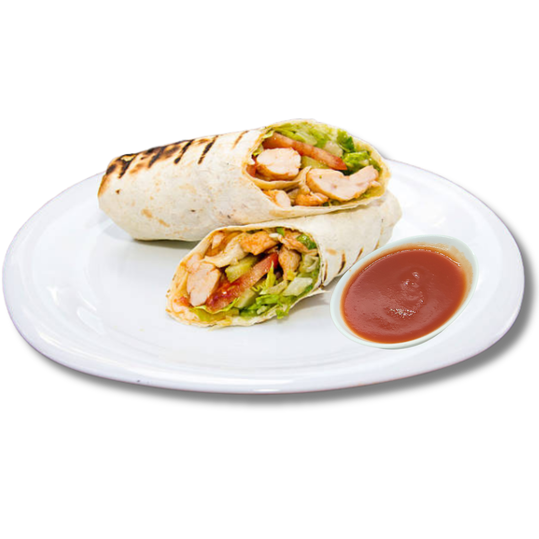 Chicken doner wrap