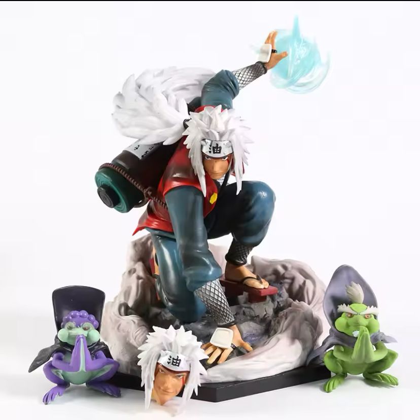 Figurine Animé - Naruto : Jiraya avec Fukasaku &