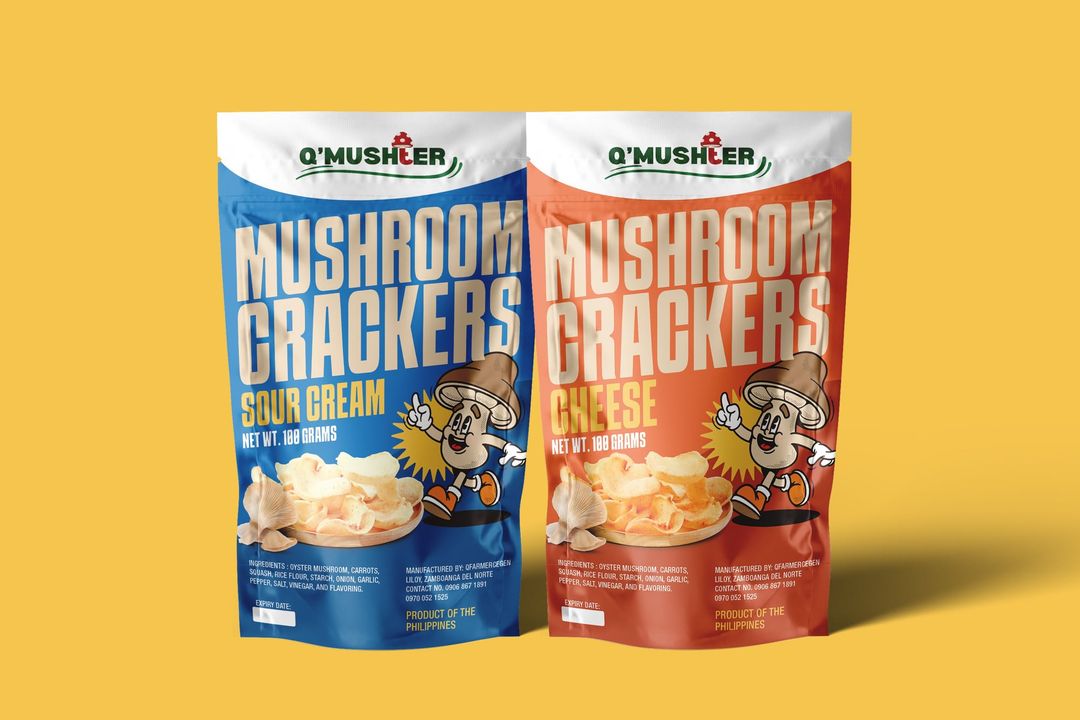 Mushroom Crackers 100g