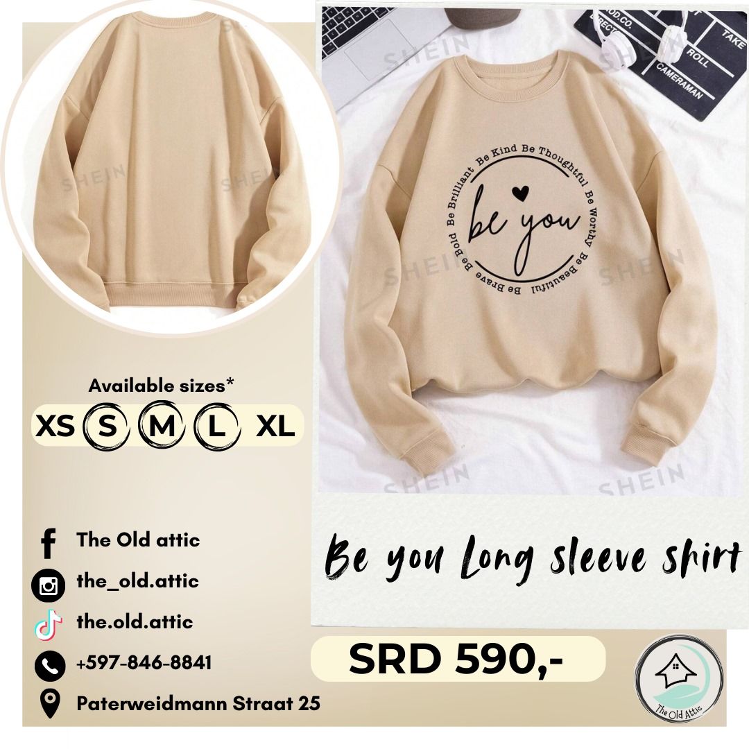 Be you long sleeve shirt 