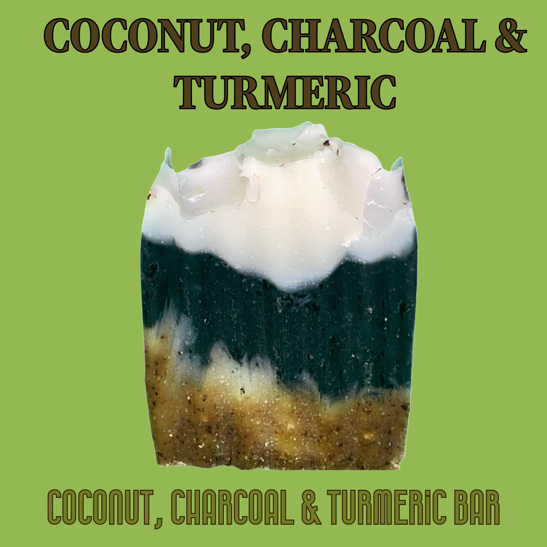 Coconut, Charcoal & Turmeric Bar Soap