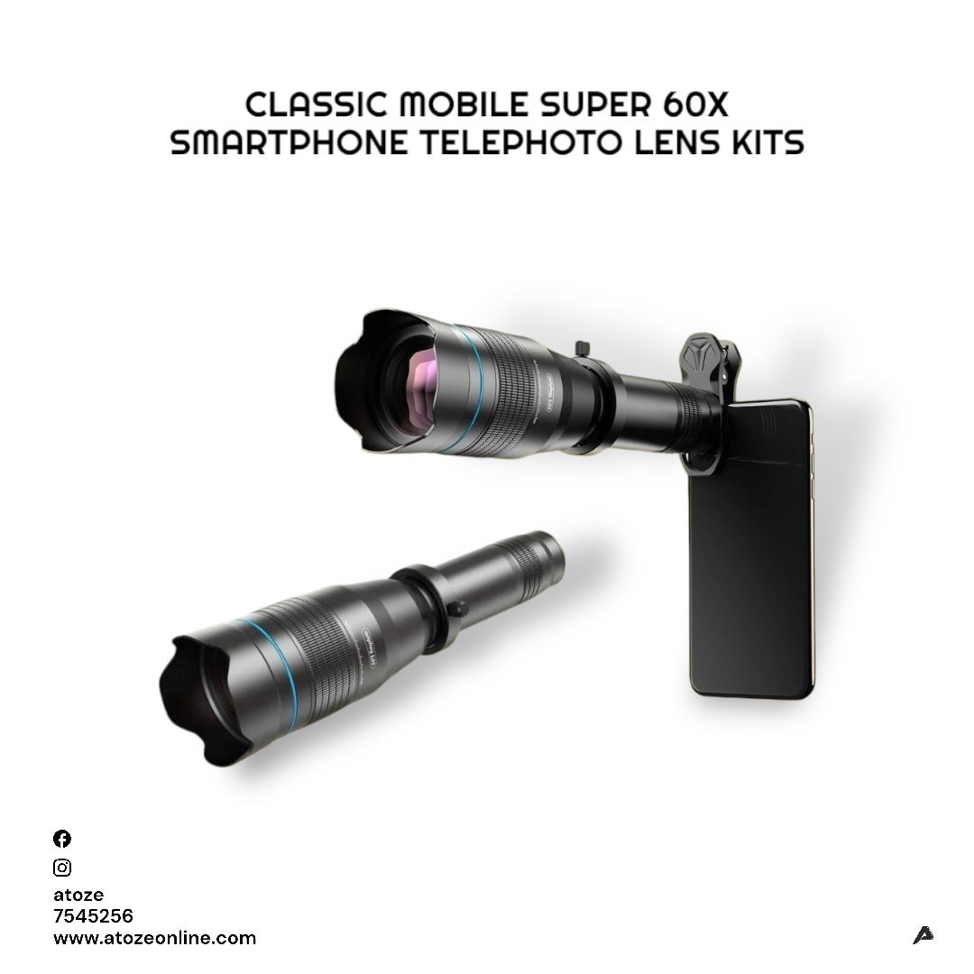 APEXEL CLASSIC MOBILE SUPER 60X SMARTPHONE TELEPHOTO LENS KITS