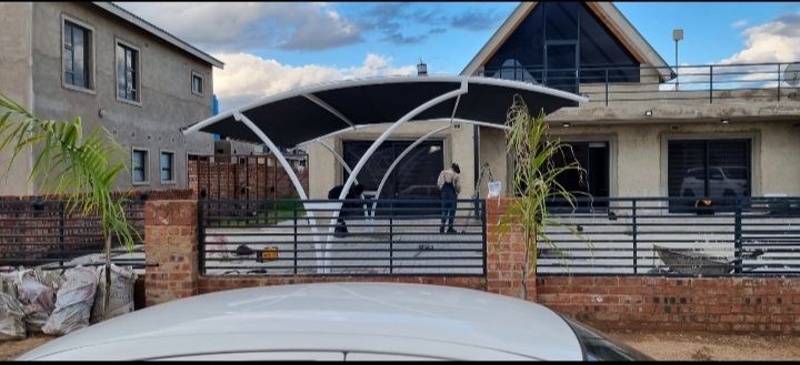 Triple Car Shade/Curved Carport