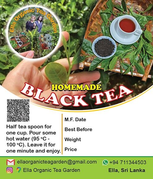 Organic homemade black tea 