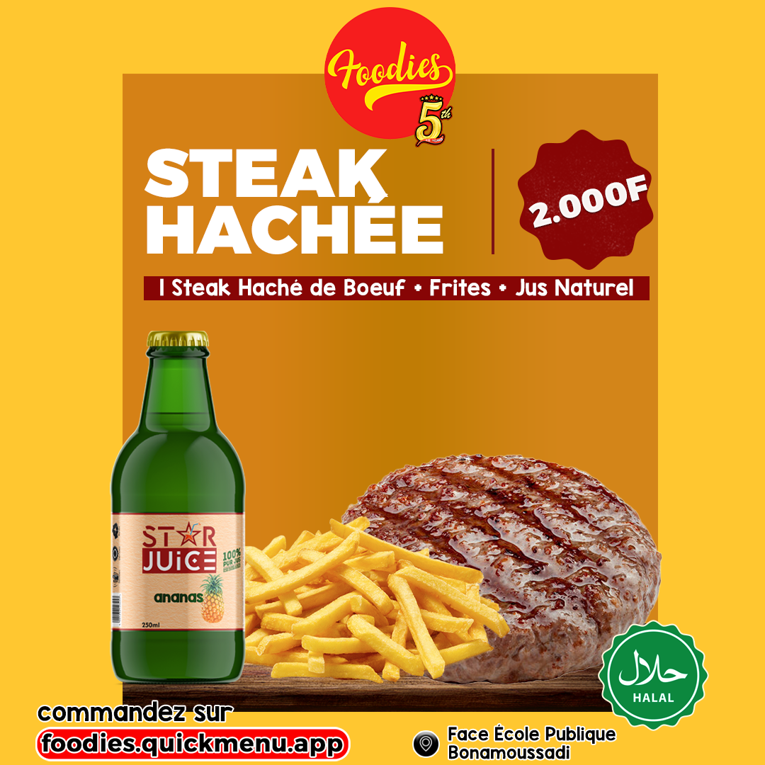 PLAT STEAK HACHEE