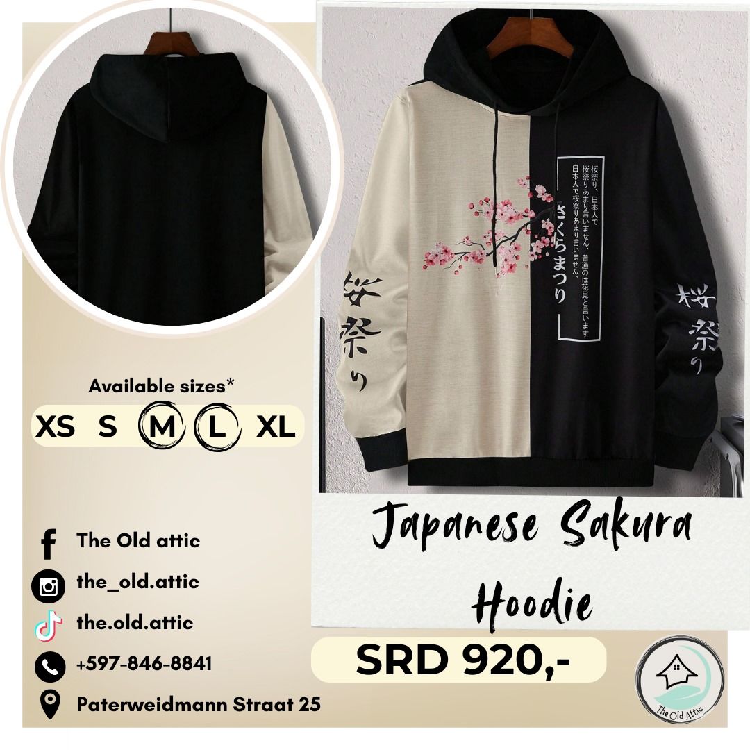 Japanese Sakura hoodie