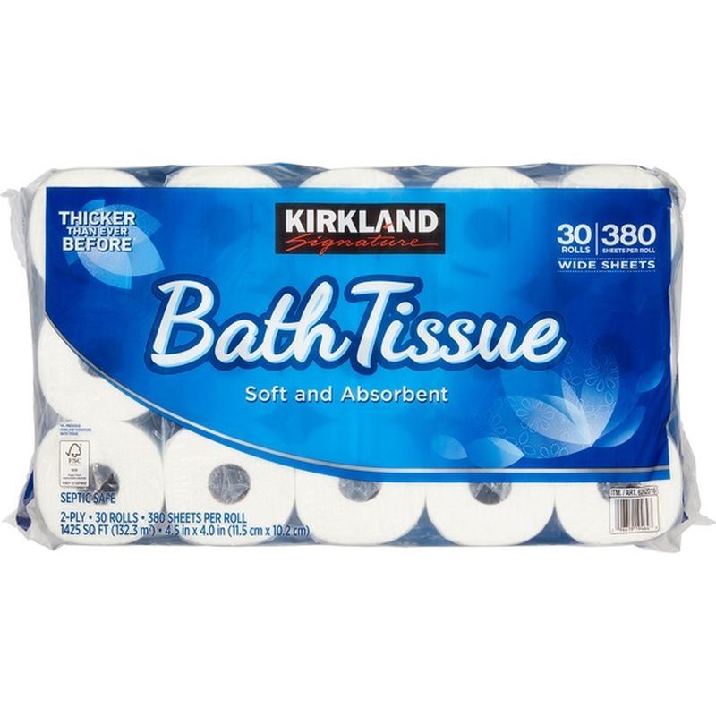 Kirkland Signature 2-ply Bath Tissue, 30-pack