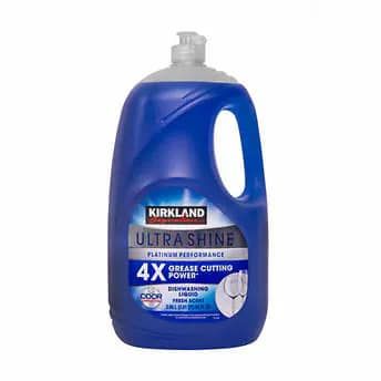 Kirkland Signature Ultra Shine Liquid Dish Soap, Fresh, 90 fl. oz.