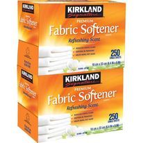 Kirkland Signature Fabric Softener Sheets, 250-count, 