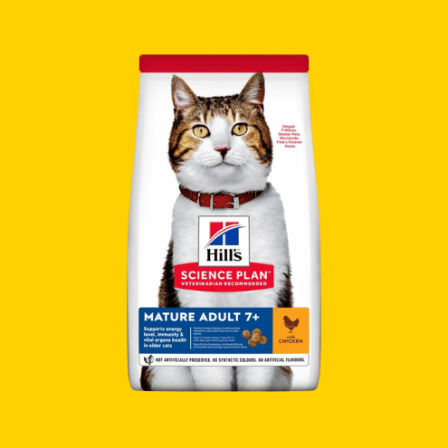 HILL'S - Chat Mature - Adulte +7 Poulet