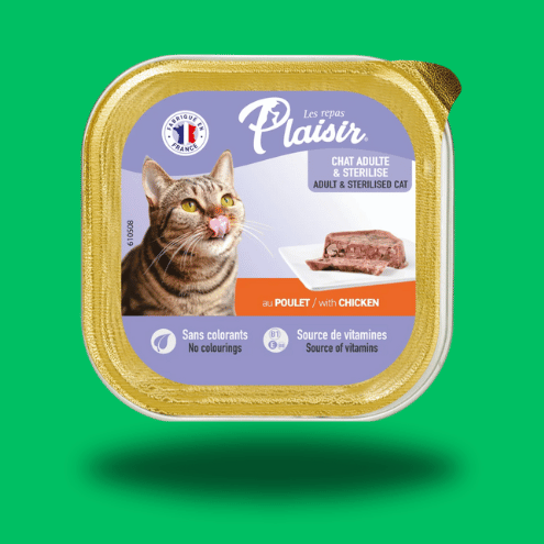 PLAISIR - Pâté pour Chat - Poulet