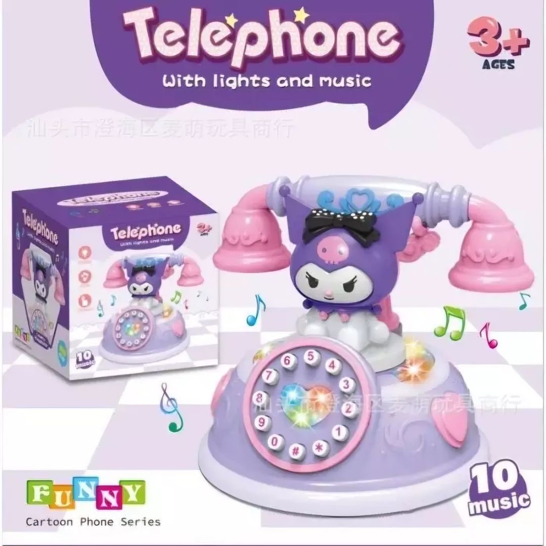 Telephone Classic avec Musique et effets lumineux