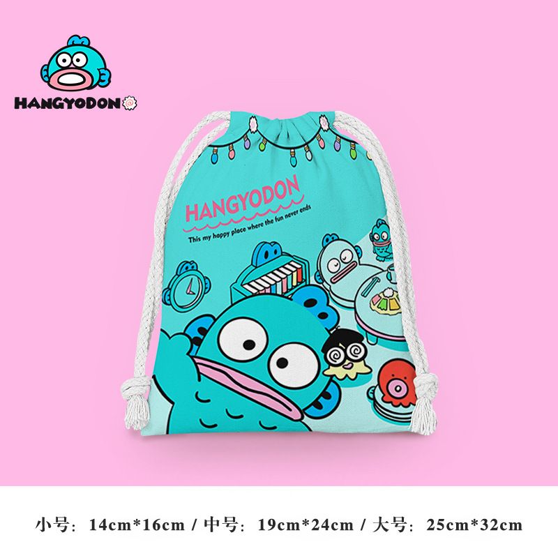 Hangyodon drawstring goodie bag - Code A