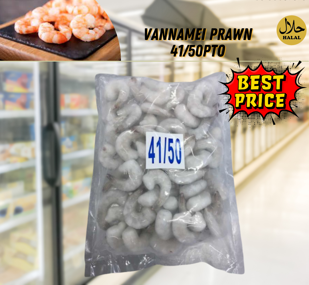 Vannamei Prawn 41/50PTO 南美白虾