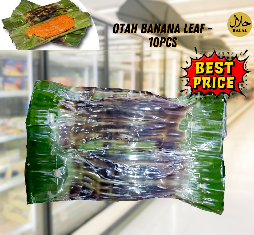 Otah banana leaf - 10pcs