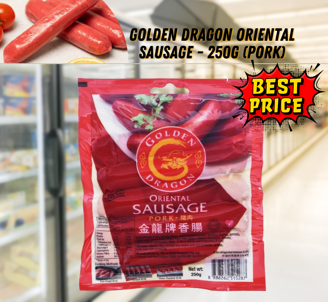 Golden Dragon Oriental Sausage - 250g (Pork) 金龍香腸 (豬肉)