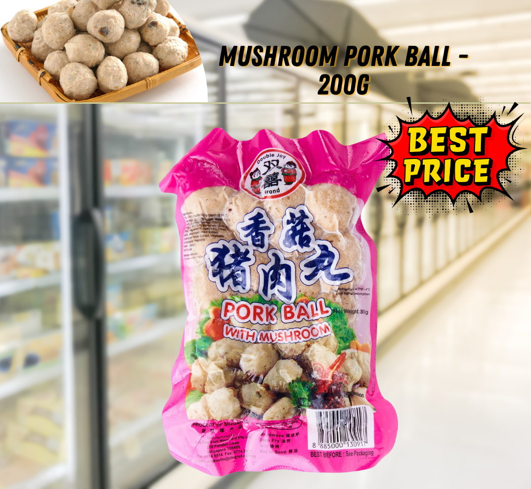 Mushroom Pork ball - 200g 蘑菇猪肉丸