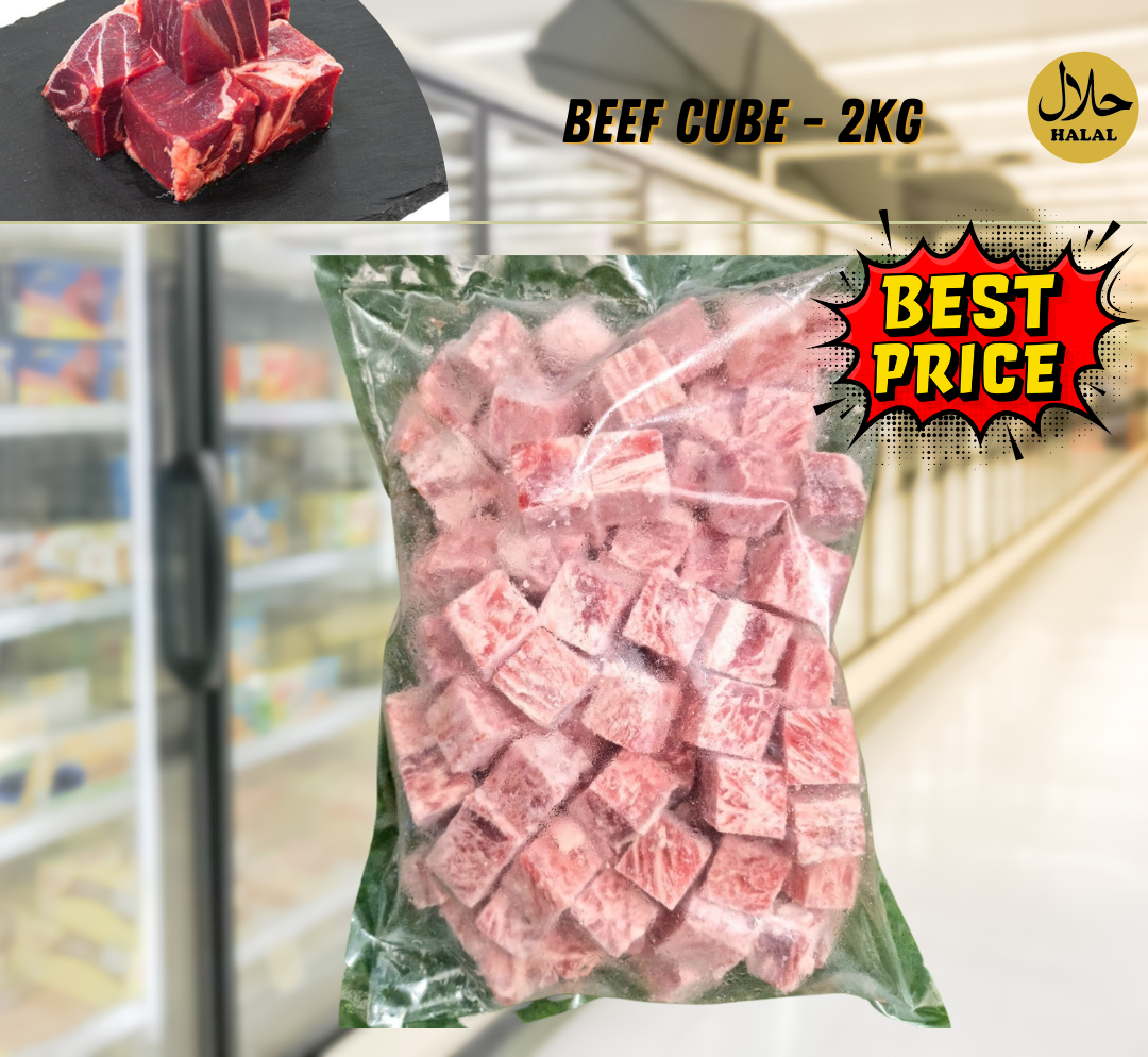 Beef cube - 2kg 牛肉块