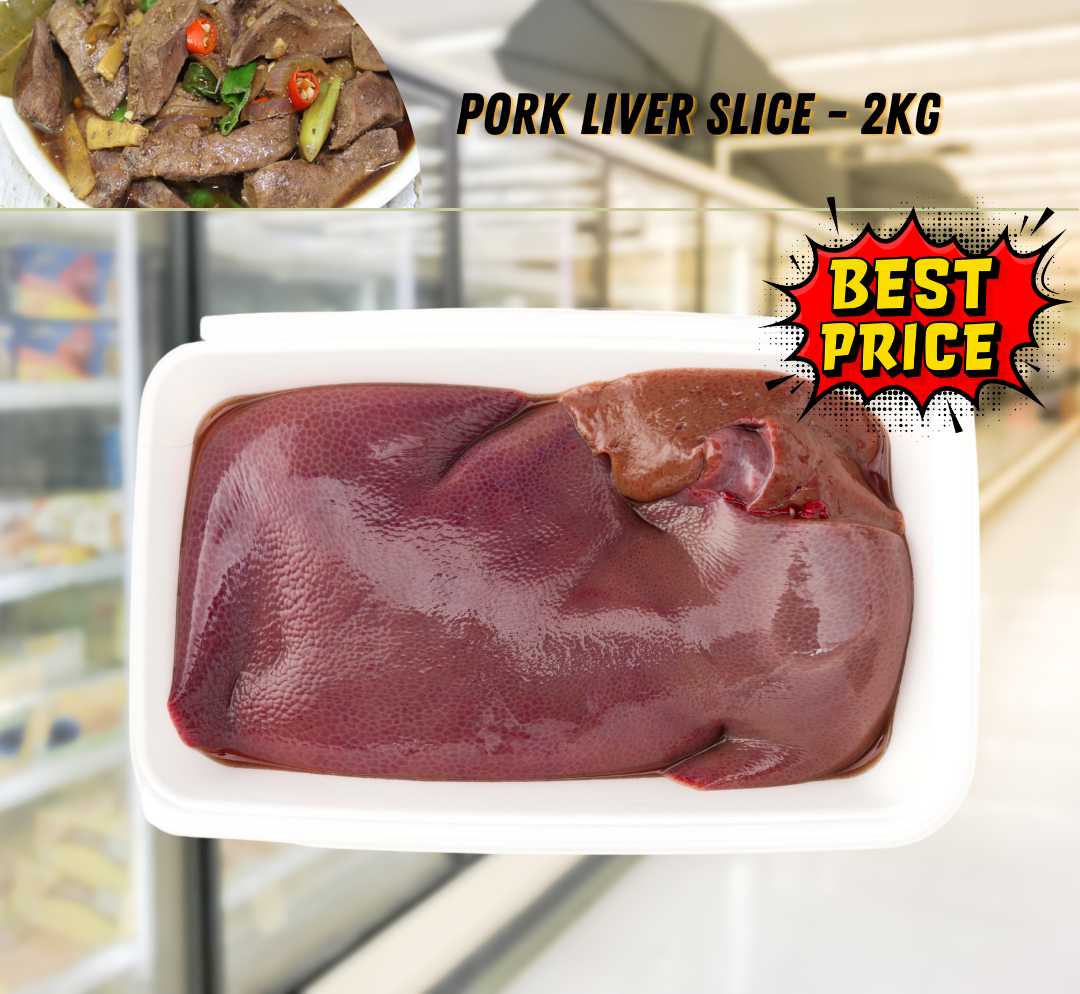 Pork liver slice - 2kg 猪肝片