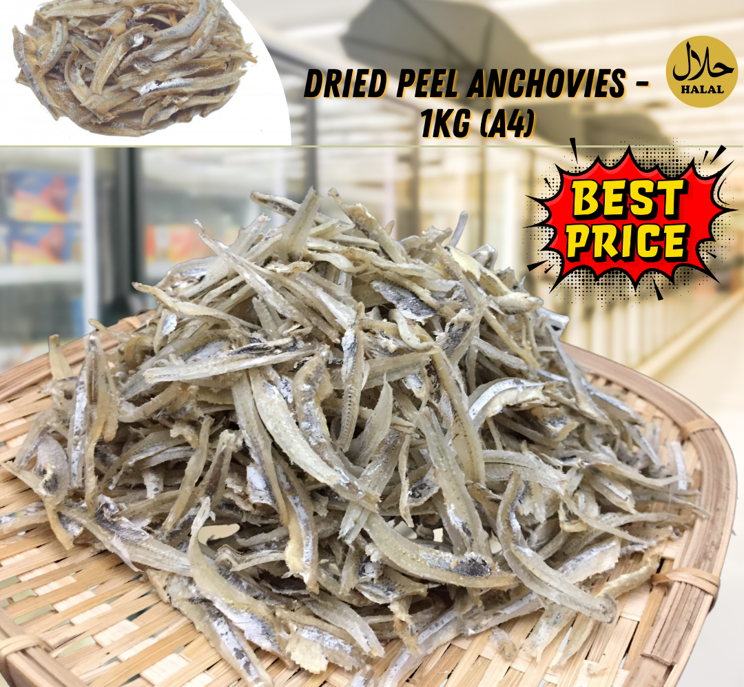 Dried peel Anchovies - 1kg (A4)