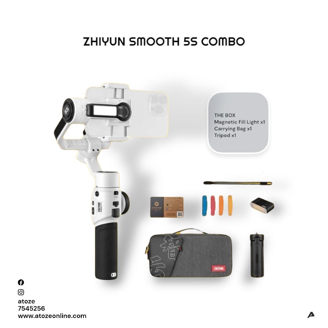 Zhiyun SMOOTH 5S Smartphone Stabilizer Combo (White)