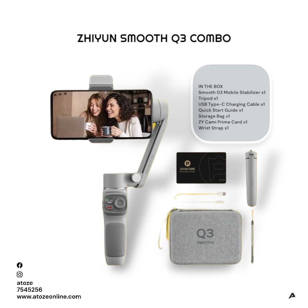 Zhiyun Smooth-Q3 Smartphone Gimbal Stabilizer Combo