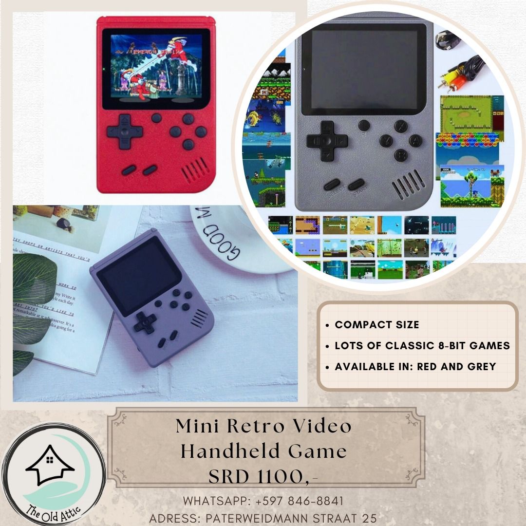 Mini Retro Handheld Video Games 