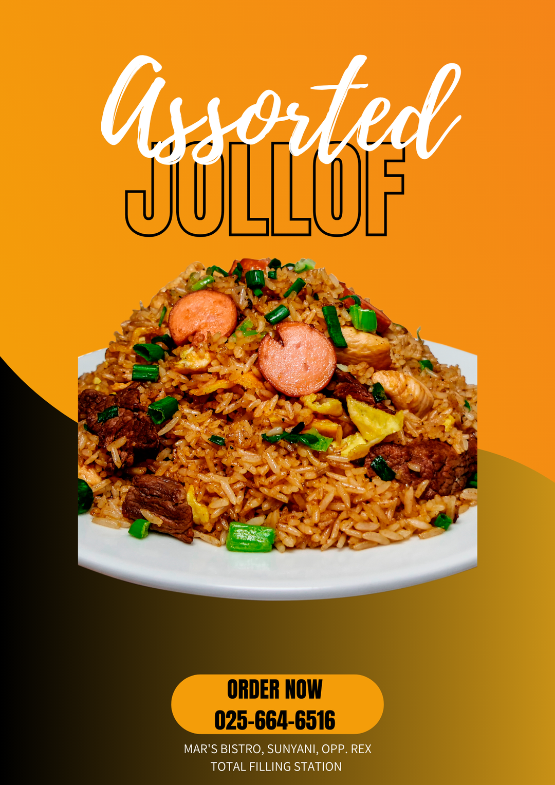 Assorted Jollof rice 