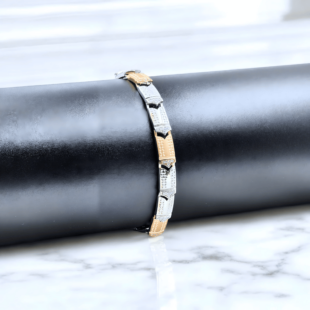 Silver Urban Fusion Bracelet For Men