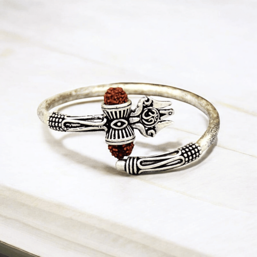 Silver Mahakal 2 kada for men