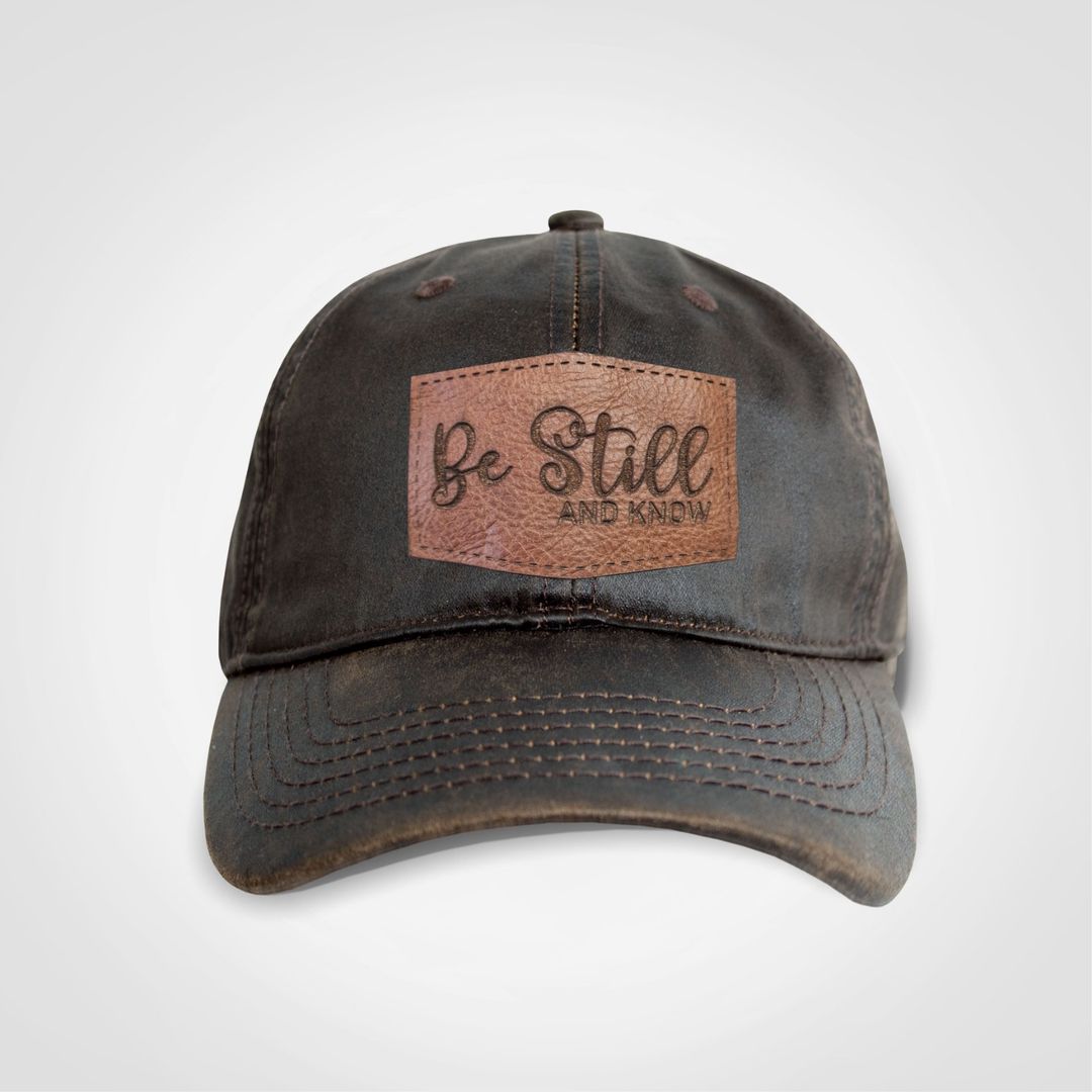 Oilskin Cap | Chocolate | Be Still And Know