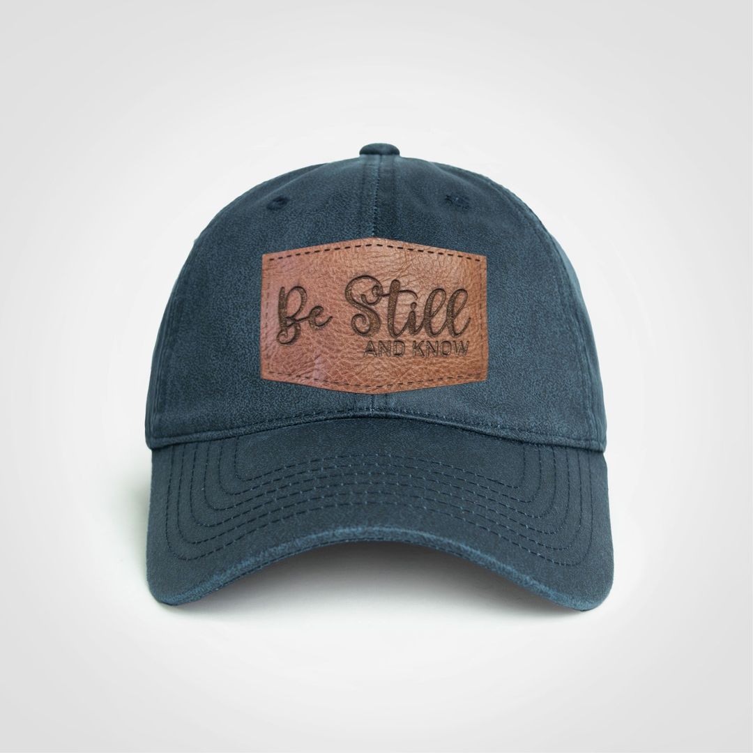 Oilskin Cap | Denim | Be Still And Know