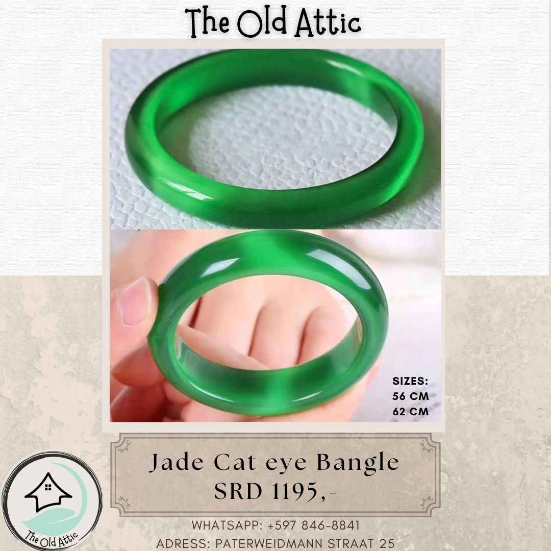 Jade Cat Eye Bangle 